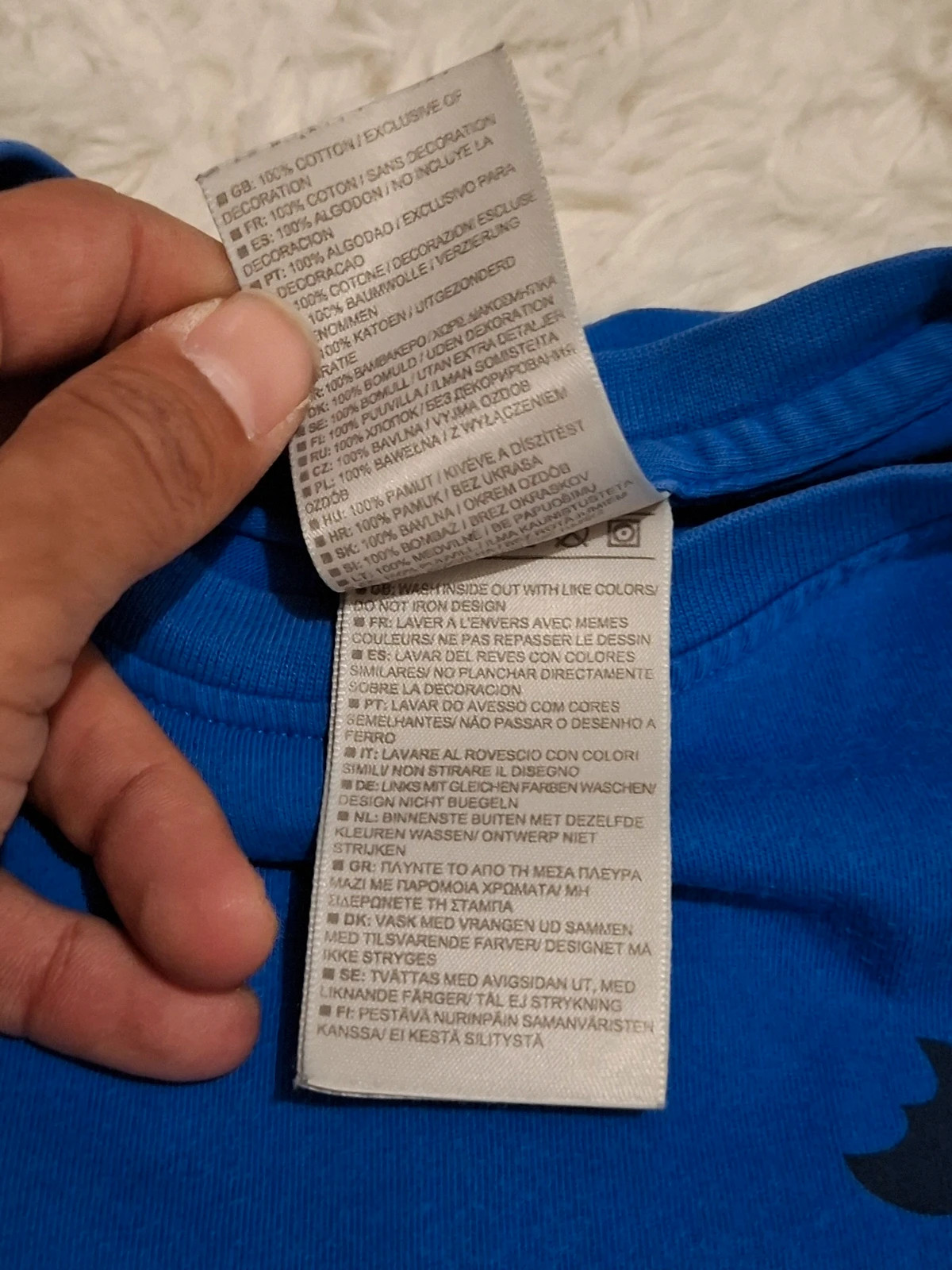 T-shirt vintage Nike Équipe de France - Bleu - Coq rétro et Swoosh - Taille M – Nike – taille M 4