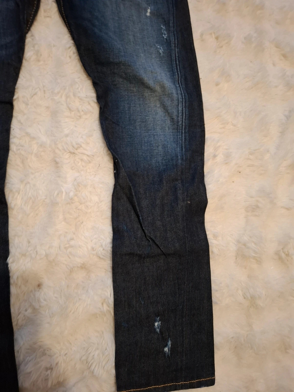 Jean Dsquared2 "Sexy Twist Jean" - Bleu délavé - Effet usé et taches de peinture - Taille 50IT – Dsquared2 – taille W36 | FR 46 3