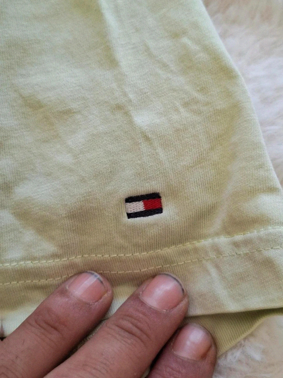 T-shirt Tommy Hilfiger Est. 1985 - Vert Pastel / Anis - Taille M – Tommy Hilfiger – taille M 5