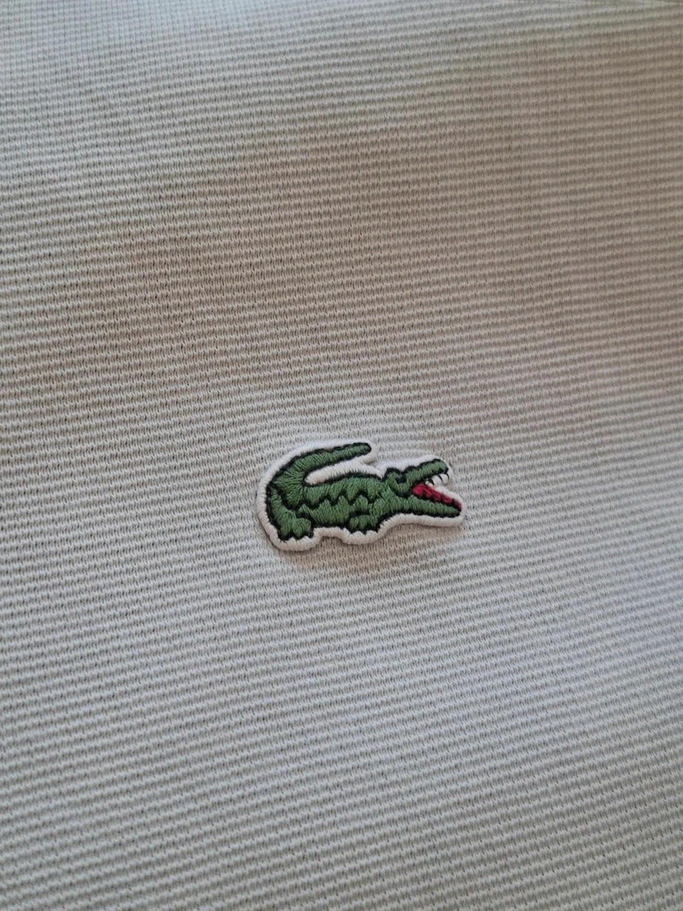 T-shirt col V Sport Lacoste - Beige / Gris - Taille 6 (L/XL) – Lacoste – taille XL 5
