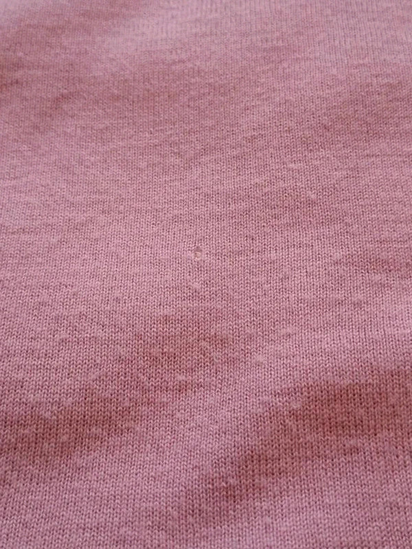 Pull léger Col Rond Rose Ancien / Vieux Rose Motif Géométrique T.40 / L – Vintage – taille L / 40 / 12 2