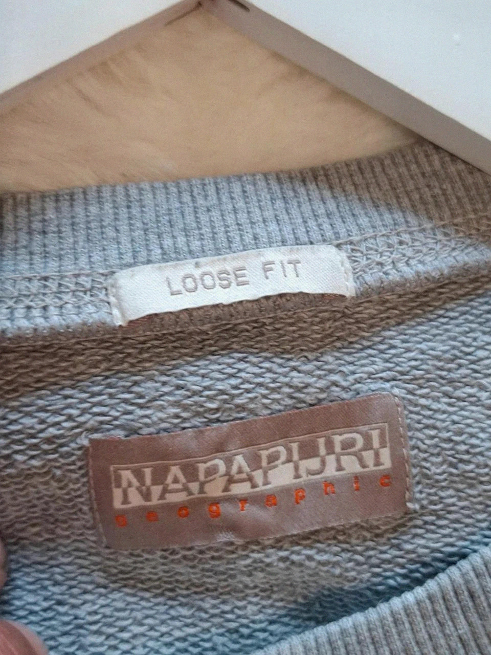 Sweat Geographic Napapijri Gris Chiné T.M (38-40) – Napapijri – taille M / 38 / 10 5