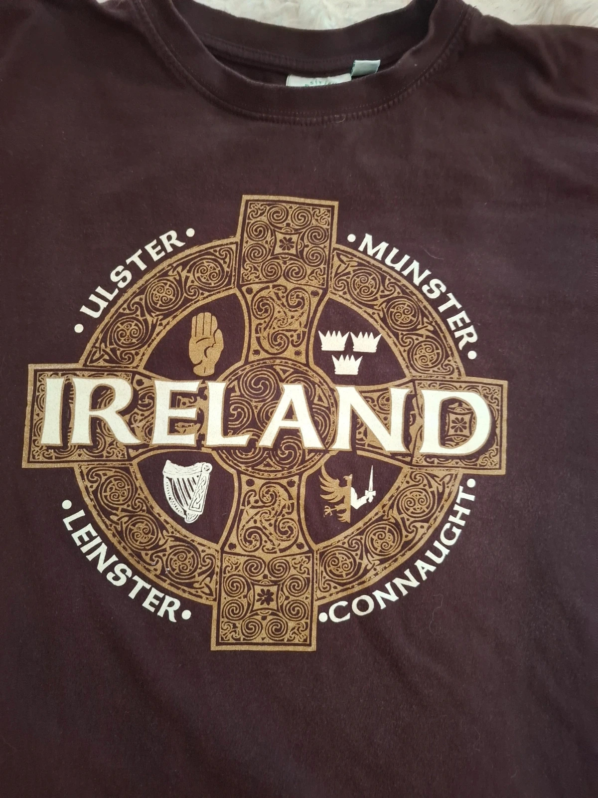 T-shirt vintage Traditional Craft - Marron - Graphique Irlande / Celtic Cross - Taille M – Vintage Dressing – taille M 2