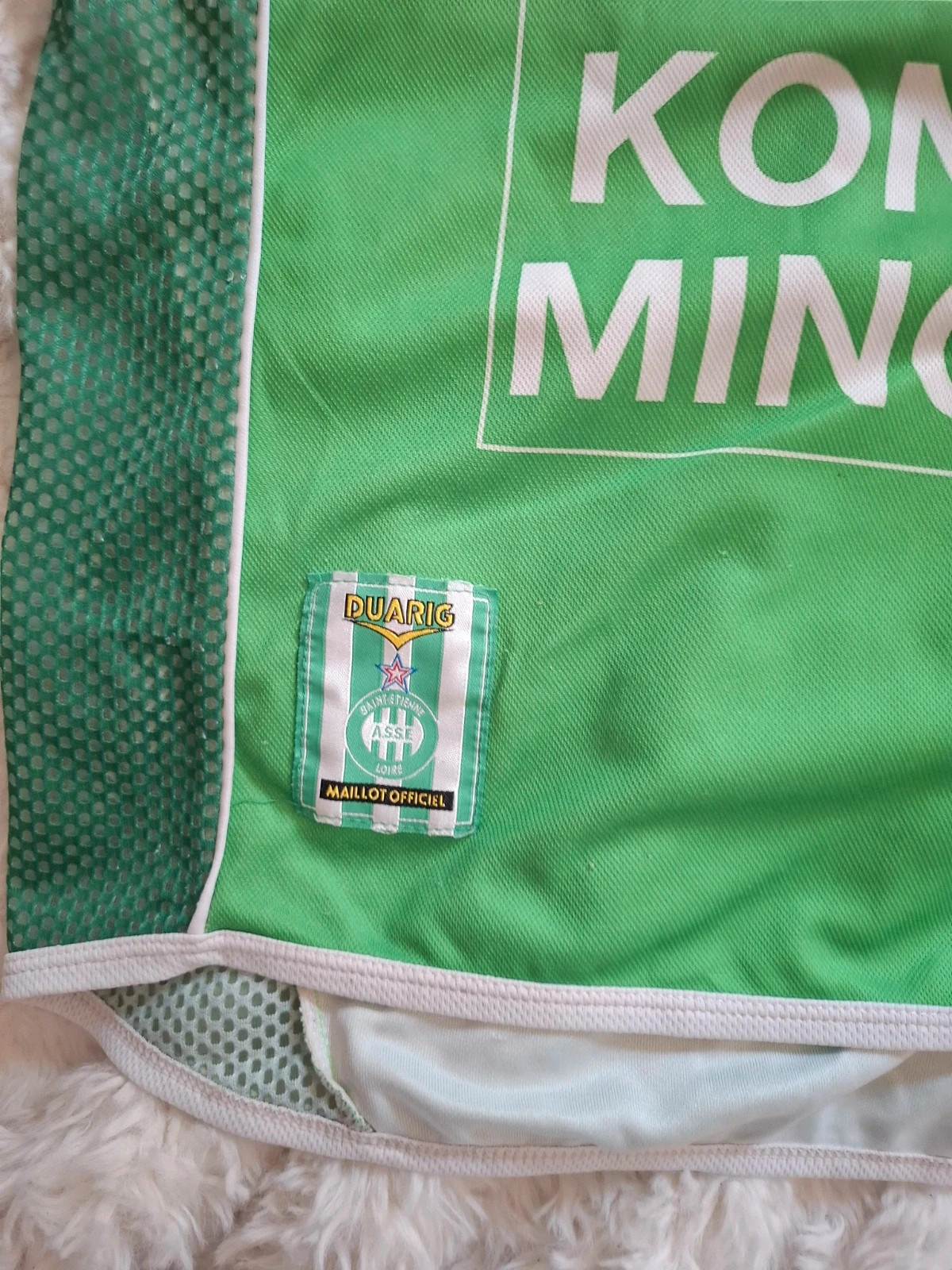 Maillot de football vintage AS Saint-Étienne (ASSE) Domicile 2004-2005 - Vert - Duarig - Taille XS – Duarig – taille XS 3