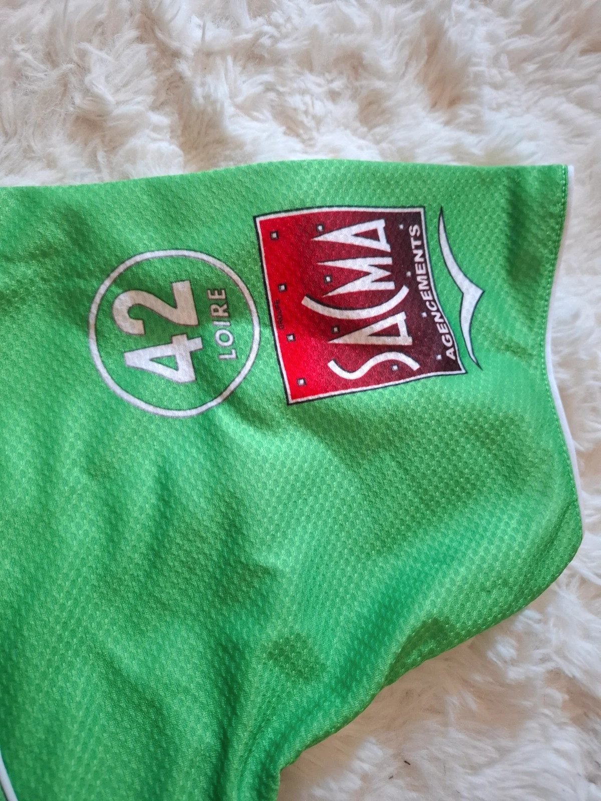 Maillot de football vintage AS Saint-Étienne (ASSE) Domicile 2004-2005 - Vert - Duarig - Taille XS – Duarig – taille XS 5