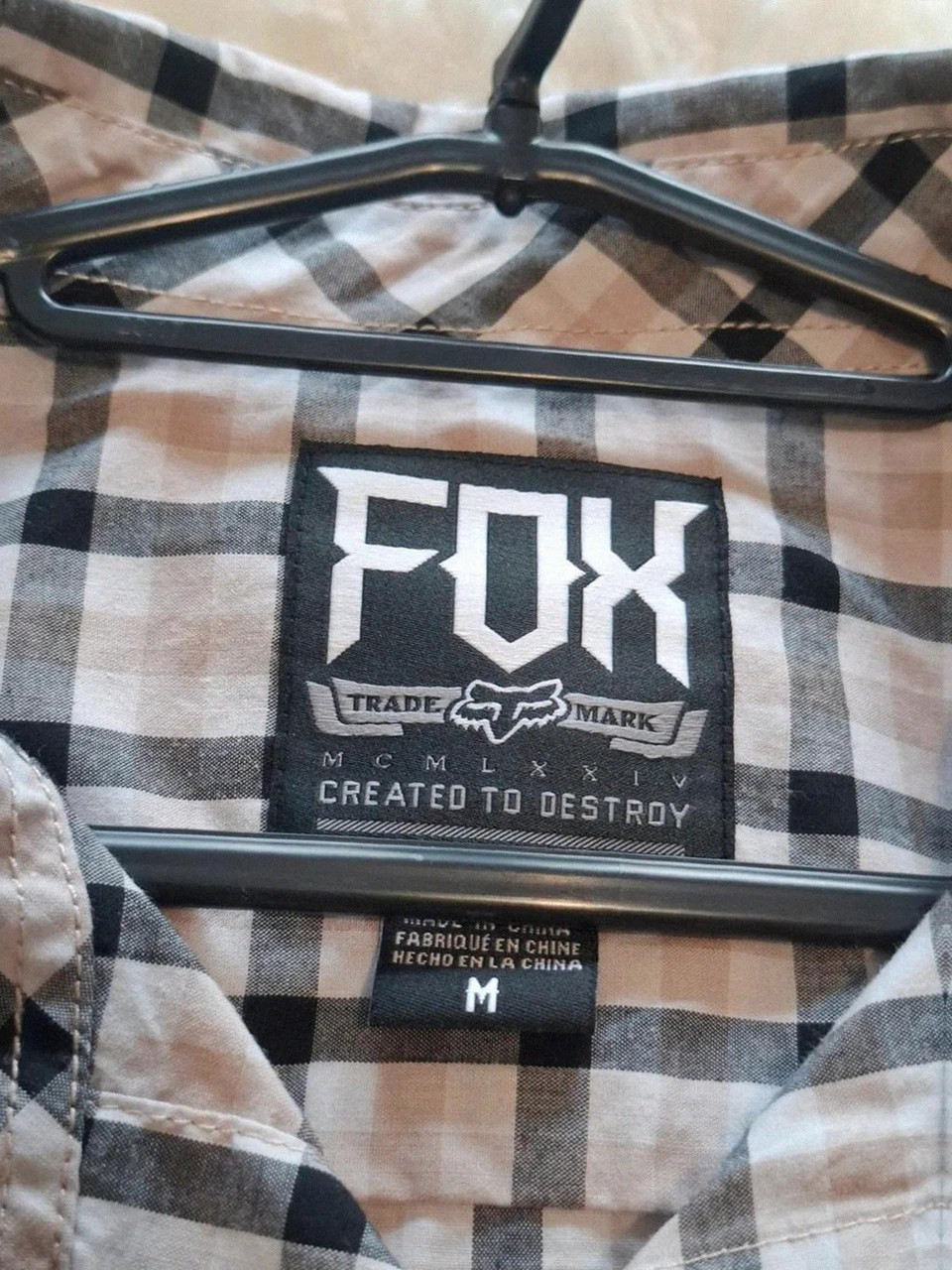 Chemise à Carreaux Manches Courtes Fox Racing - Taille M – Fox – taille M 4