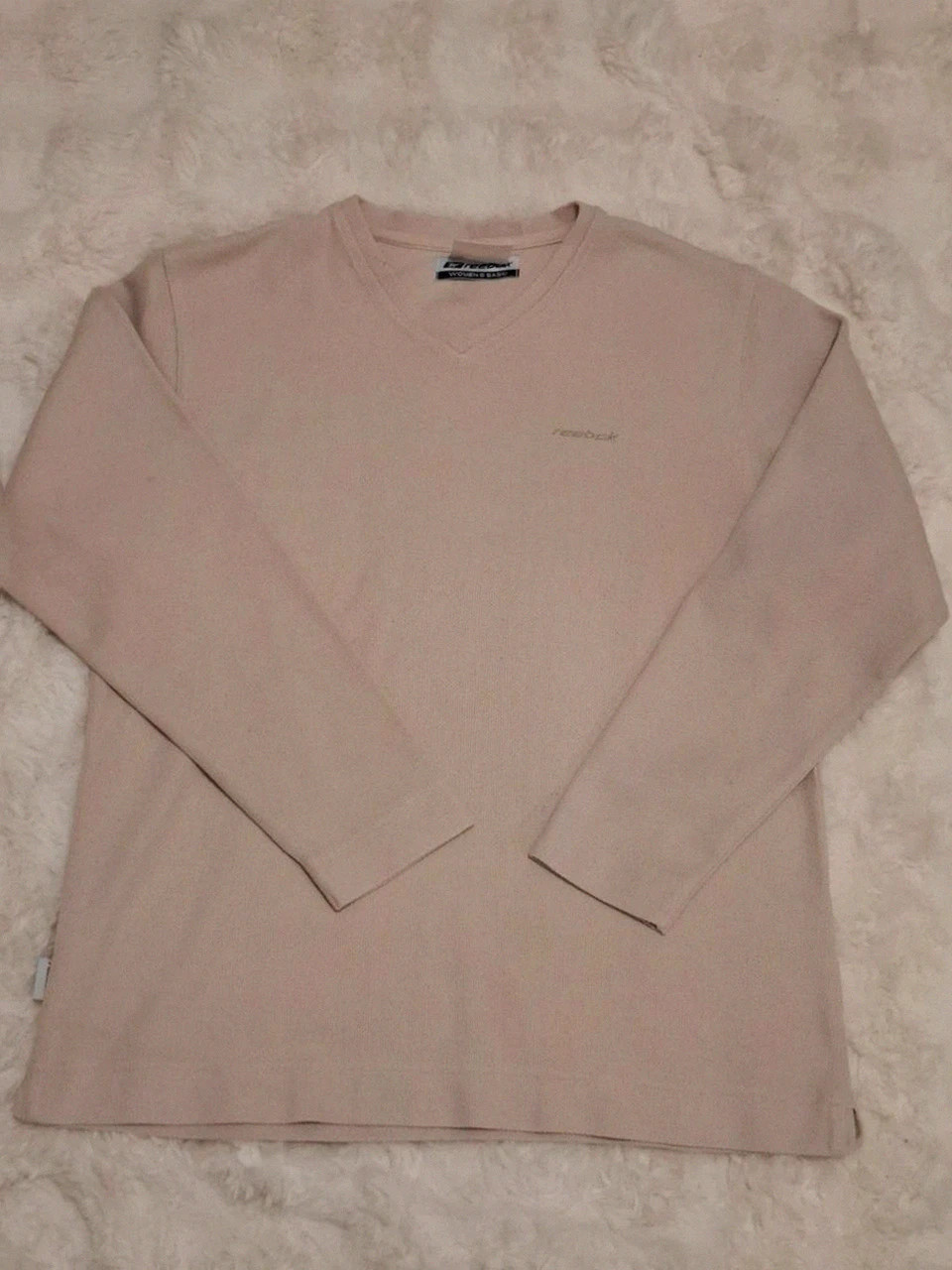 Pull Vintage léger Reebok Beige Femme T.38 / M