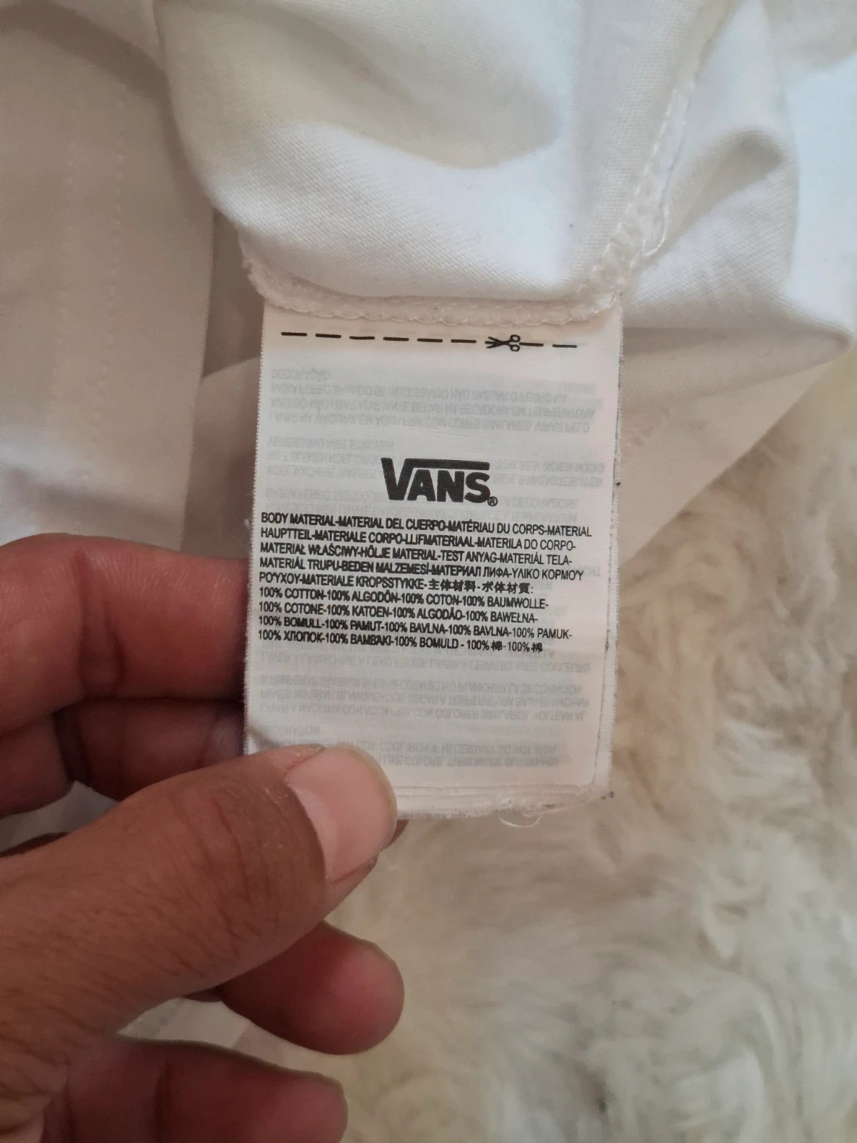 T-shirt Vans x Peanuts Snoopy - Blanc - Taille S – Vans – taille S 5