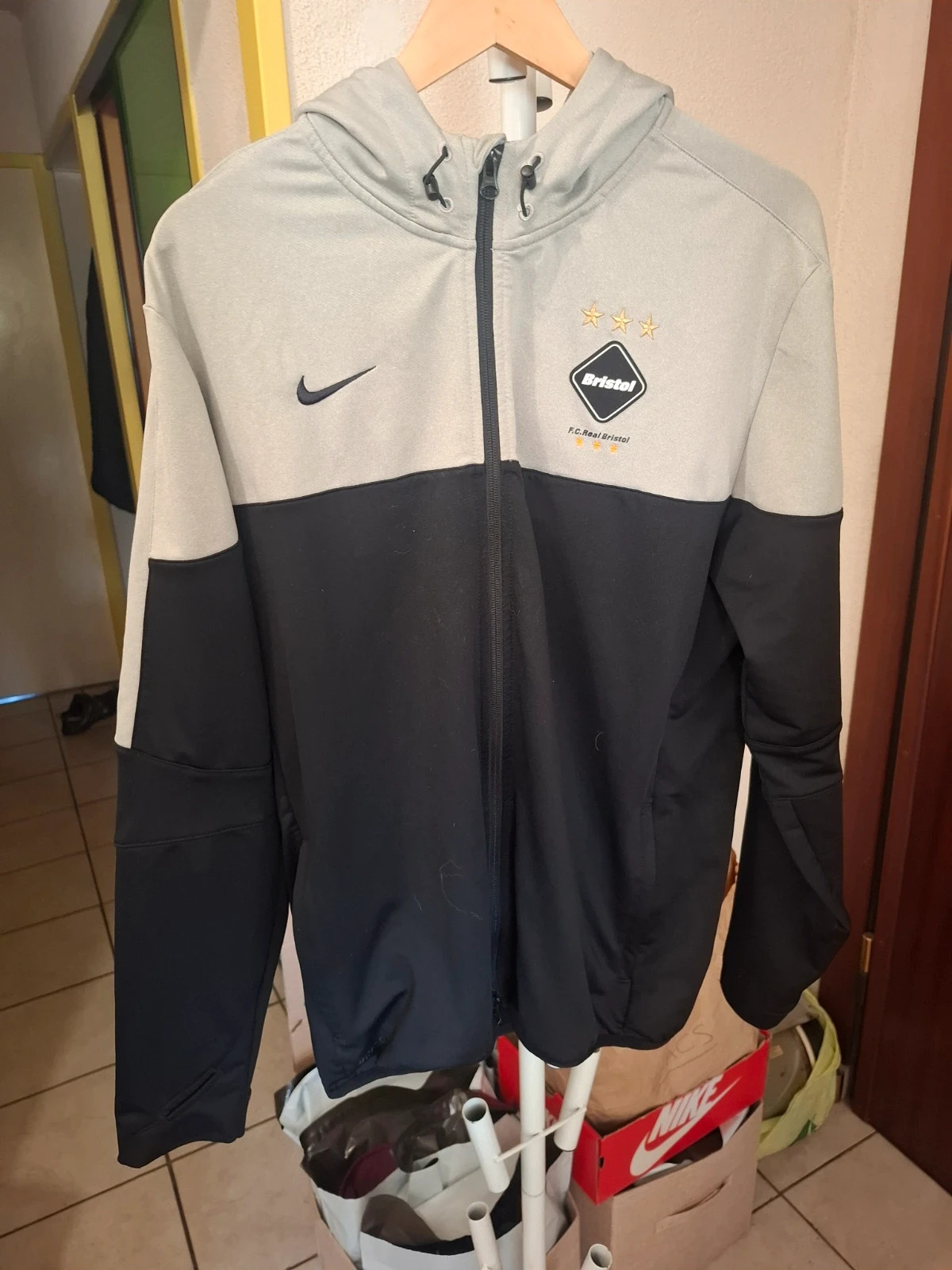 Veste zippée à capuche Nike F.C. Real Bristol FCRB Dri-Fit taille XL