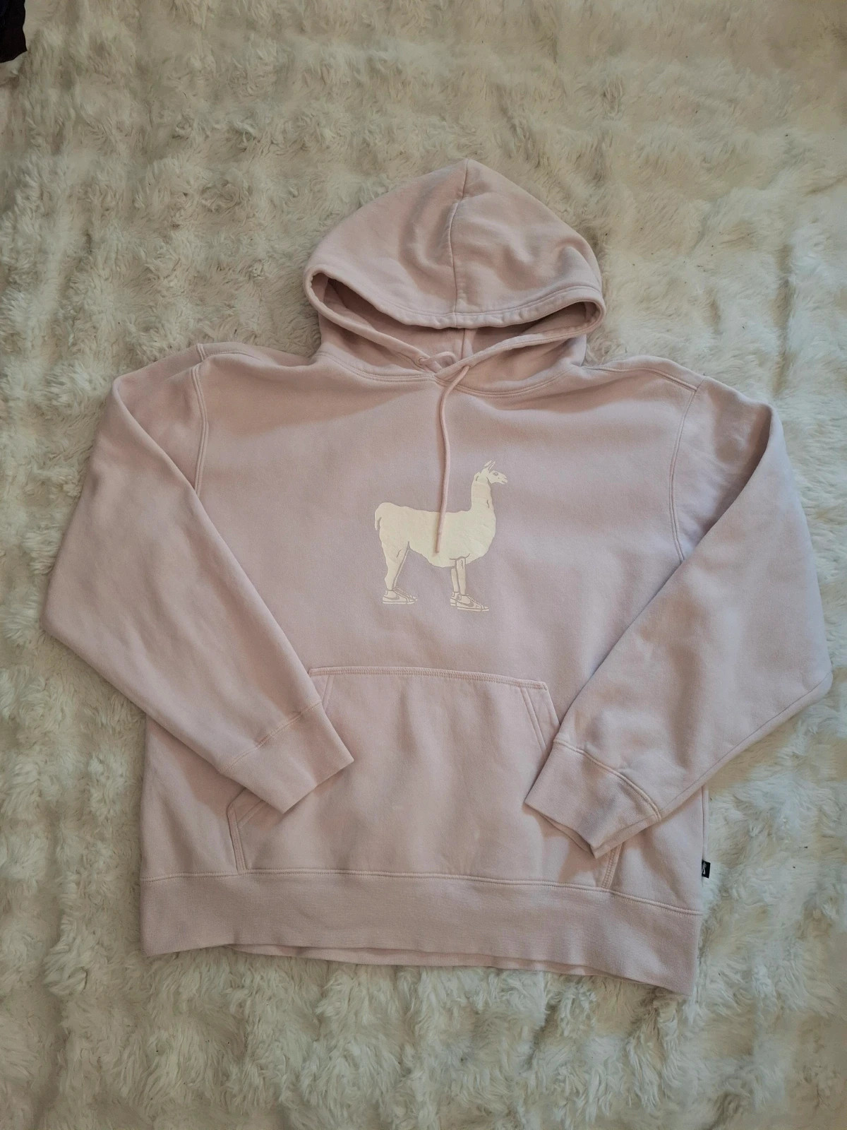 Sweat à capuche rose Nike SB lama graphique brodé taille L