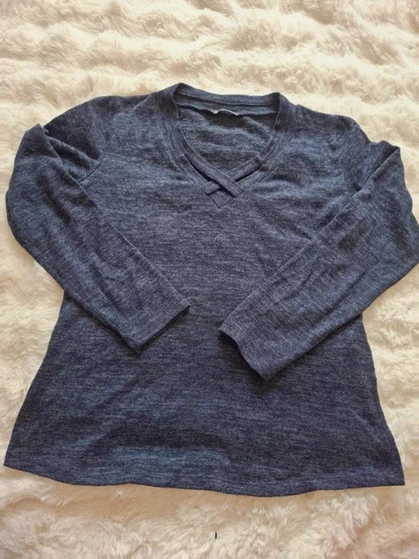 Pull-over Fred Sabatier Chiné Bleu T.38 (FR 38)