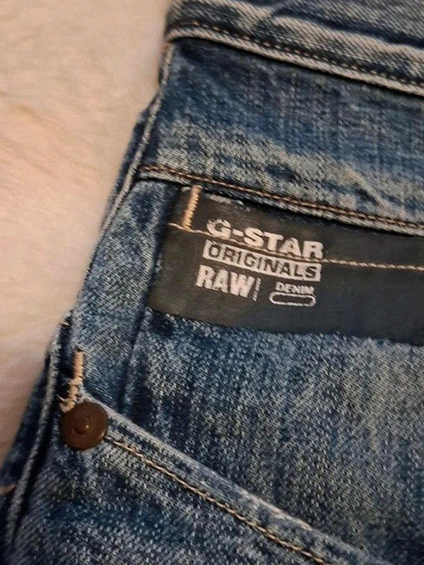 Jean bleu délavé g-star raw 3301 tapered t.w31 l34 – G-Star RAW – taille W31 | FR 40 2