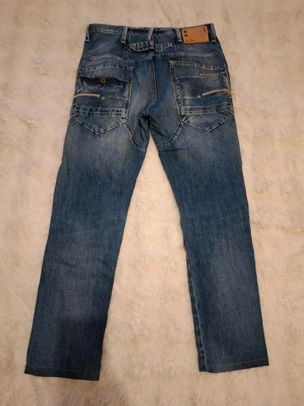 Jean bleu délavé g-star raw 3301 tapered t.w31 l34 – G-Star RAW – taille W31 | FR 40 5