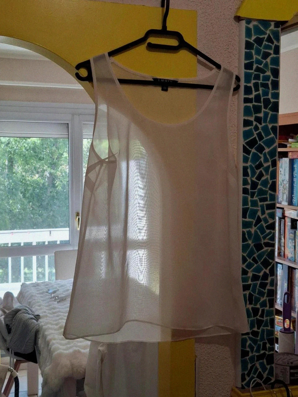 Débardeur fluide écru / blanc cassé Lauren Ralph Lauren - Taille M – Ralph Lauren – taille M / 38 / 10 2