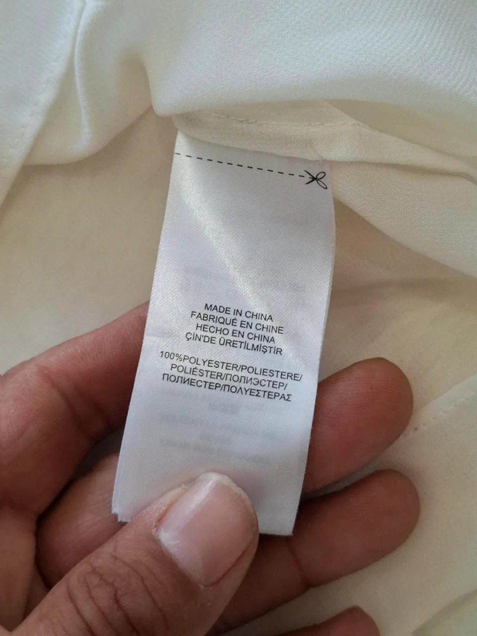 Débardeur fluide écru / blanc cassé Lauren Ralph Lauren - Taille M – Ralph Lauren – taille M / 38 / 10 4
