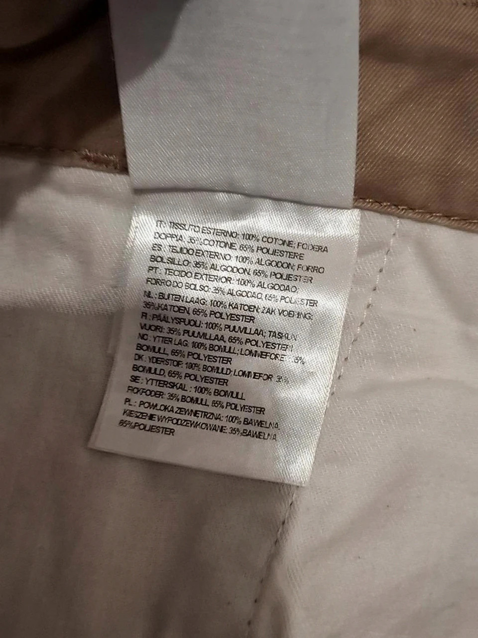 Pantalon Beige Chino / Pantalon Casual Carhartt T.36 – Carhartt – taille W36 | FR 46 3