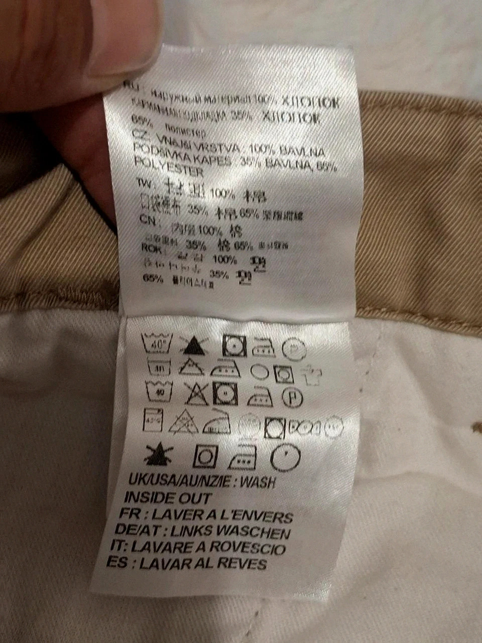 Pantalon Beige Chino / Pantalon Casual Carhartt T.36 – Carhartt – taille W36 | FR 46 4