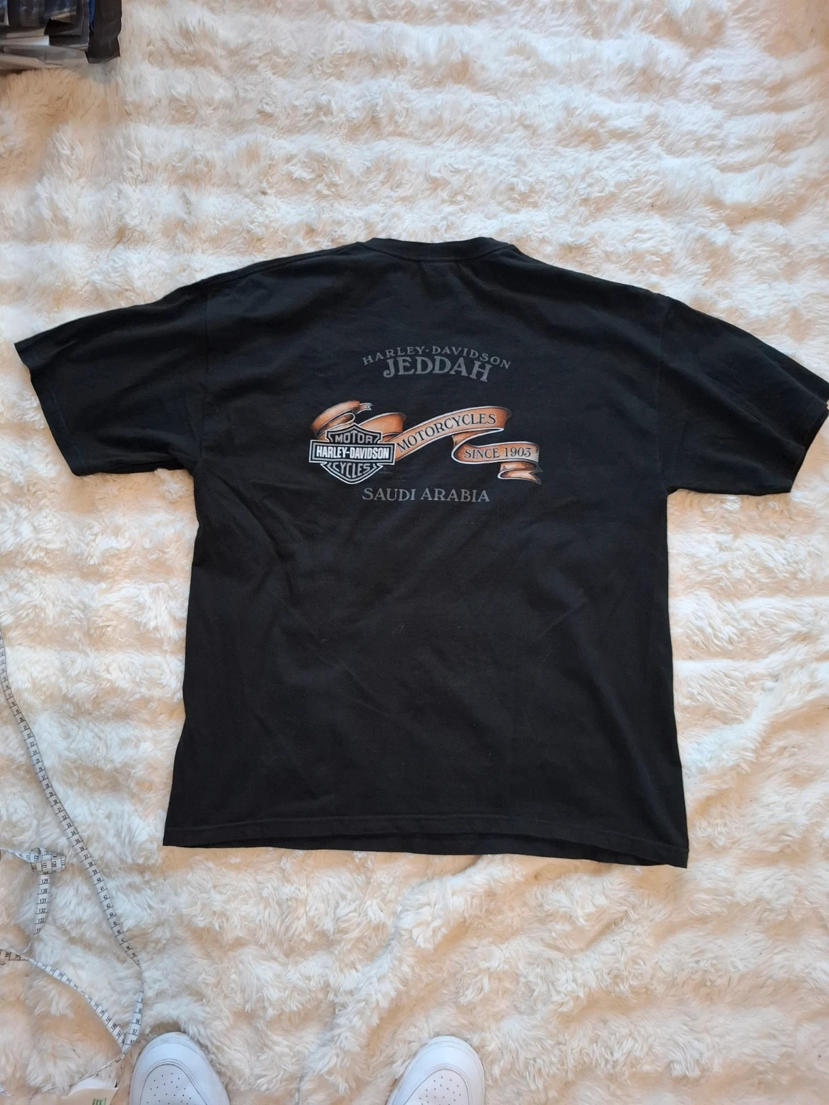 T-shirt noir Harley-Davidson Jeddah Arabie Saoudite Made in USA taille XL – Harley Davidson – taille XL 5