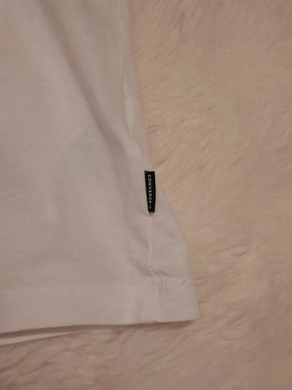 T-shirt blanc Converse logo rond Chuck Taylor - Taille S – Converse – taille S / 36 / 8 4