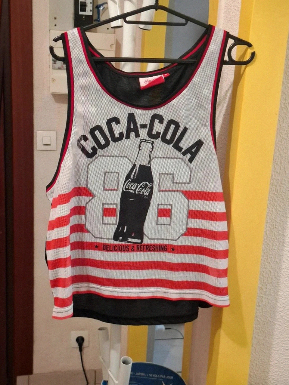 Débardeur Coca-Cola "86" La Halle Maillot mesh - Taille M – Coca-Cola – taille M / 38 / 10 2