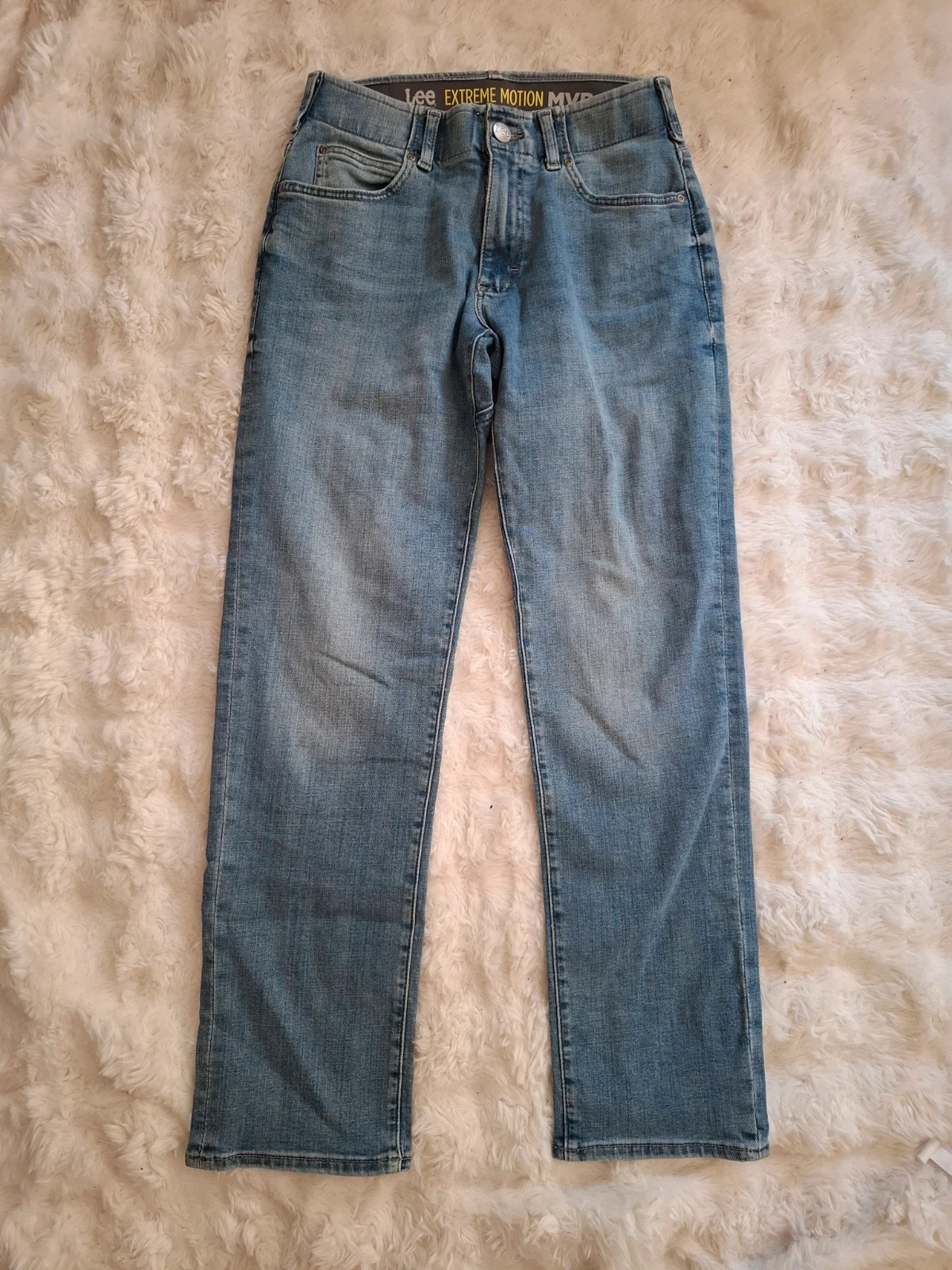 Jean Lee Extreme Motion MVP straight fit délavé taille W29 L30