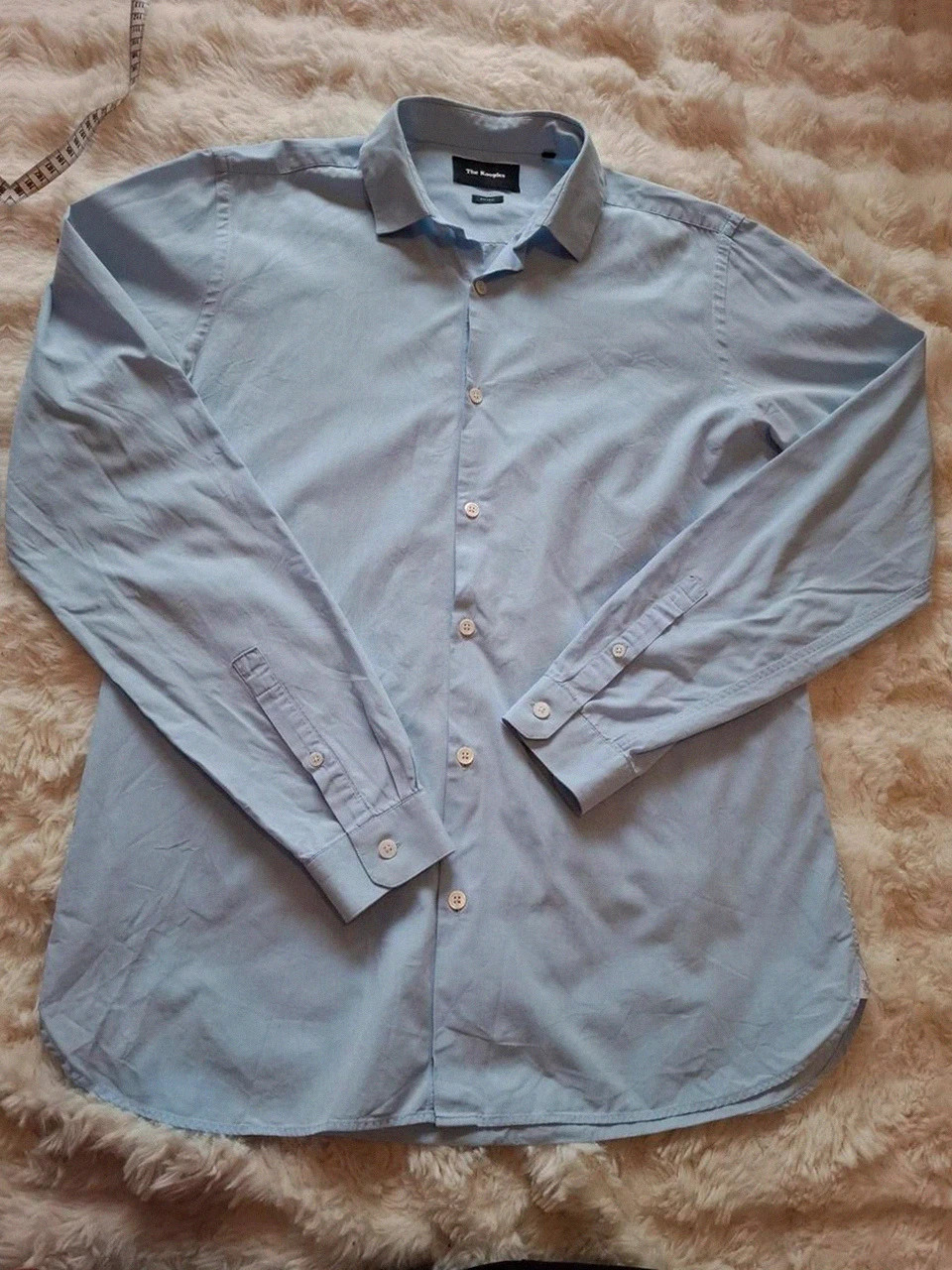Chemise Fitted Manches Longues Bleu Ciel The Kooples T.L / 43-44 – The Kooples – taille L 2