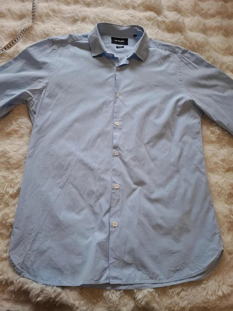 Chemise Fitted Manches Longues Bleu Ciel The Kooples T.L / 43-44 – The Kooples – taille L 3