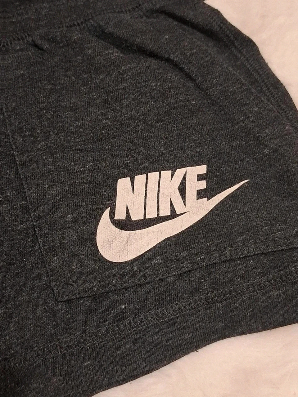 Short de sport Gris chiné - Molleton Nike - Taille XS – Nike – taille XS / 34 / 6 2