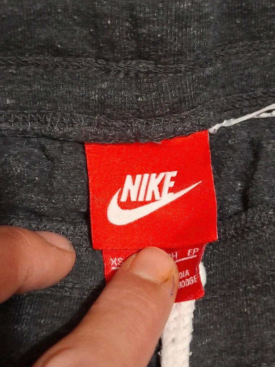 Short de sport Gris chiné - Molleton Nike - Taille XS – Nike – taille XS / 34 / 6 3