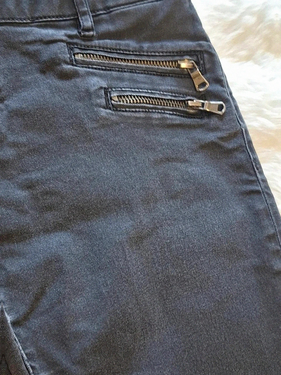 Jean Slim Kaporal - Noir délavé - Taille 28 (FR 38) – Kaporal – taille M / 38 / 10 3