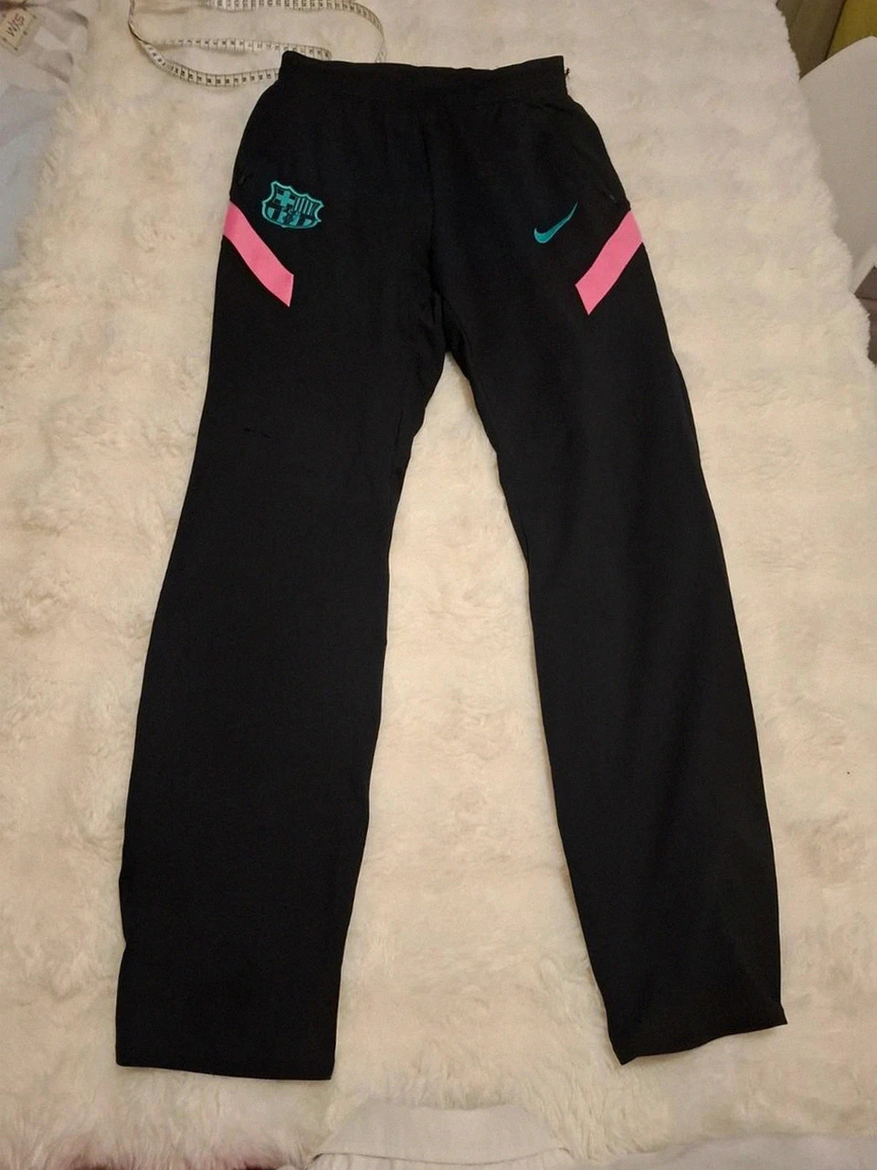 Pantalon de survêtement Nike FC Barcelone - Saison 20/21 - Noir et rose / turquoise - Taille S
