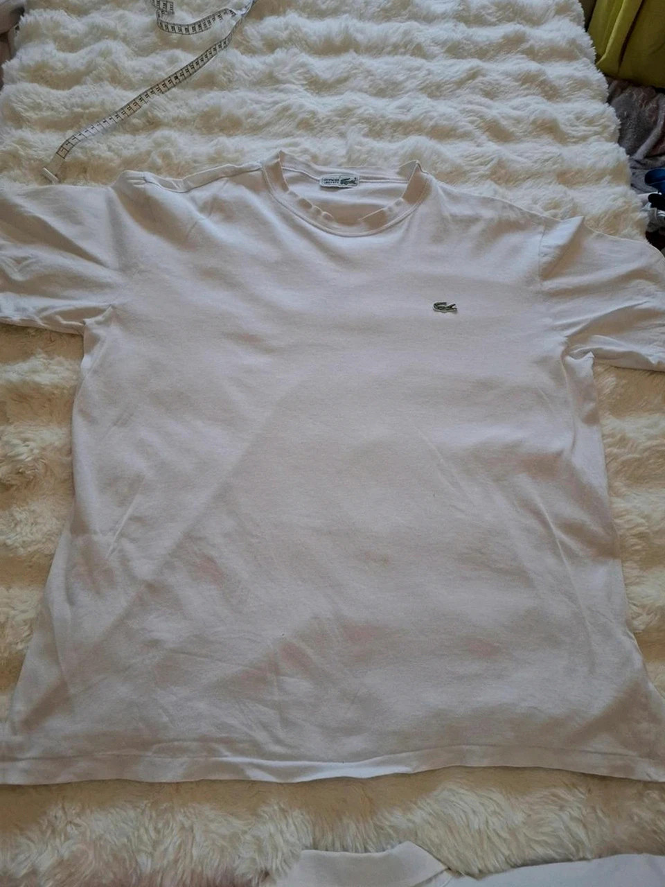 T-shirt vintage blanc en coton Lacoste - Taille L / 5 – Lacoste – taille L 2