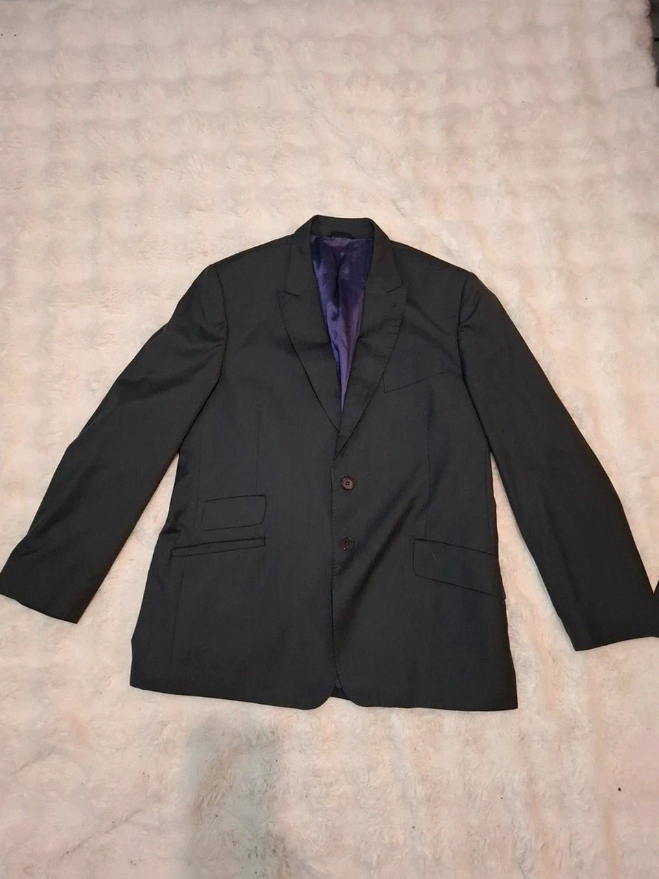Costume Paul Smith London Complet "The Byard" Soie & Laine Noir T.46 (Italie) – Paul Smith – taille 46 2
