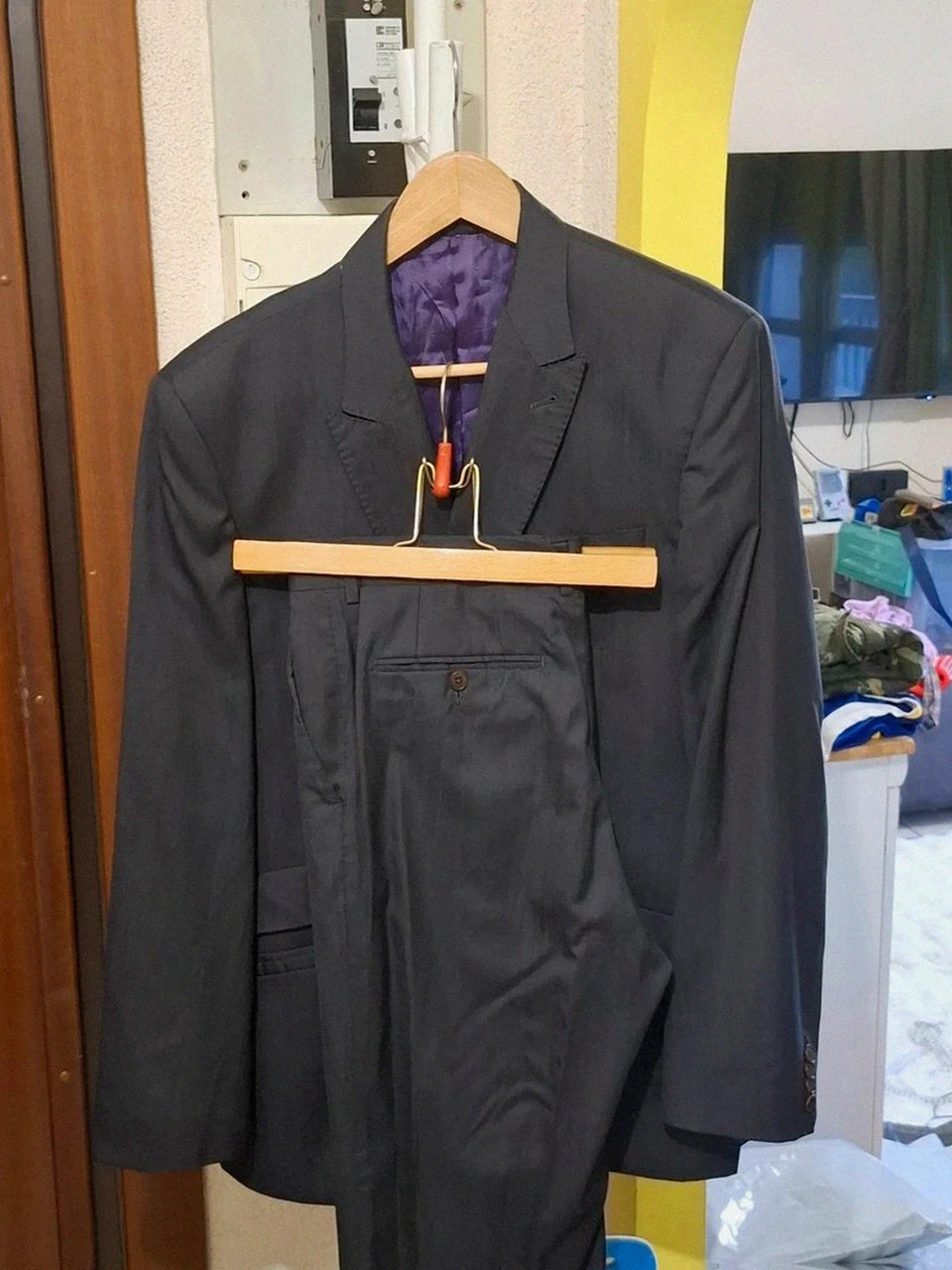 Costume Paul Smith London Complet "The Byard" Soie & Laine Noir T.46 (Italie) – Paul Smith – taille 46