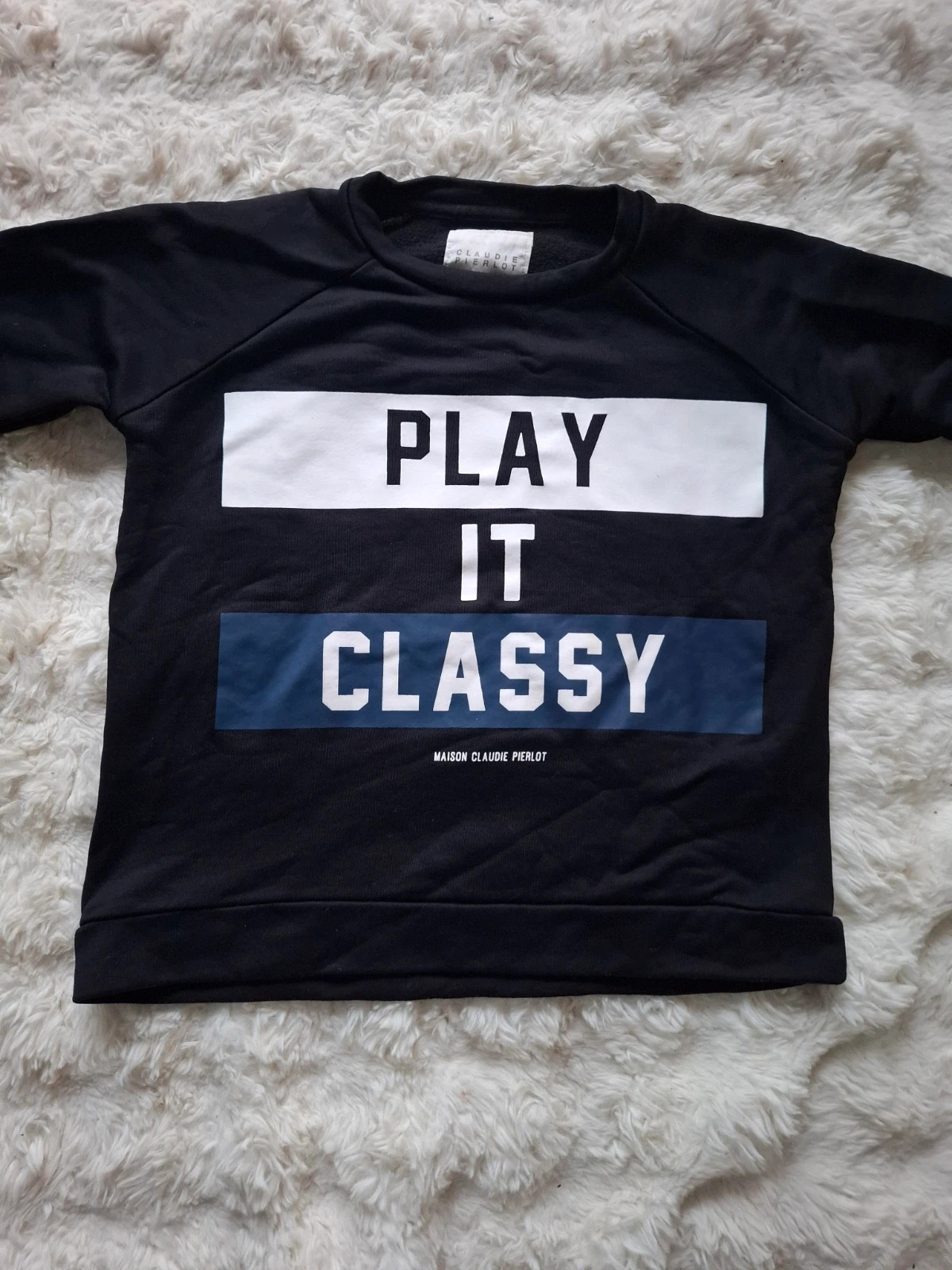 Sweat noir Play It Classy Claudie Pierlot x Printemps édition limitée 2014 taille S – Claudie Pierlot – taille S 2