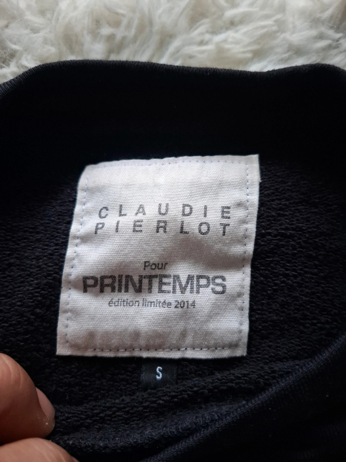 Sweat noir Play It Classy Claudie Pierlot x Printemps édition limitée 2014 taille S – Claudie Pierlot – taille S 3