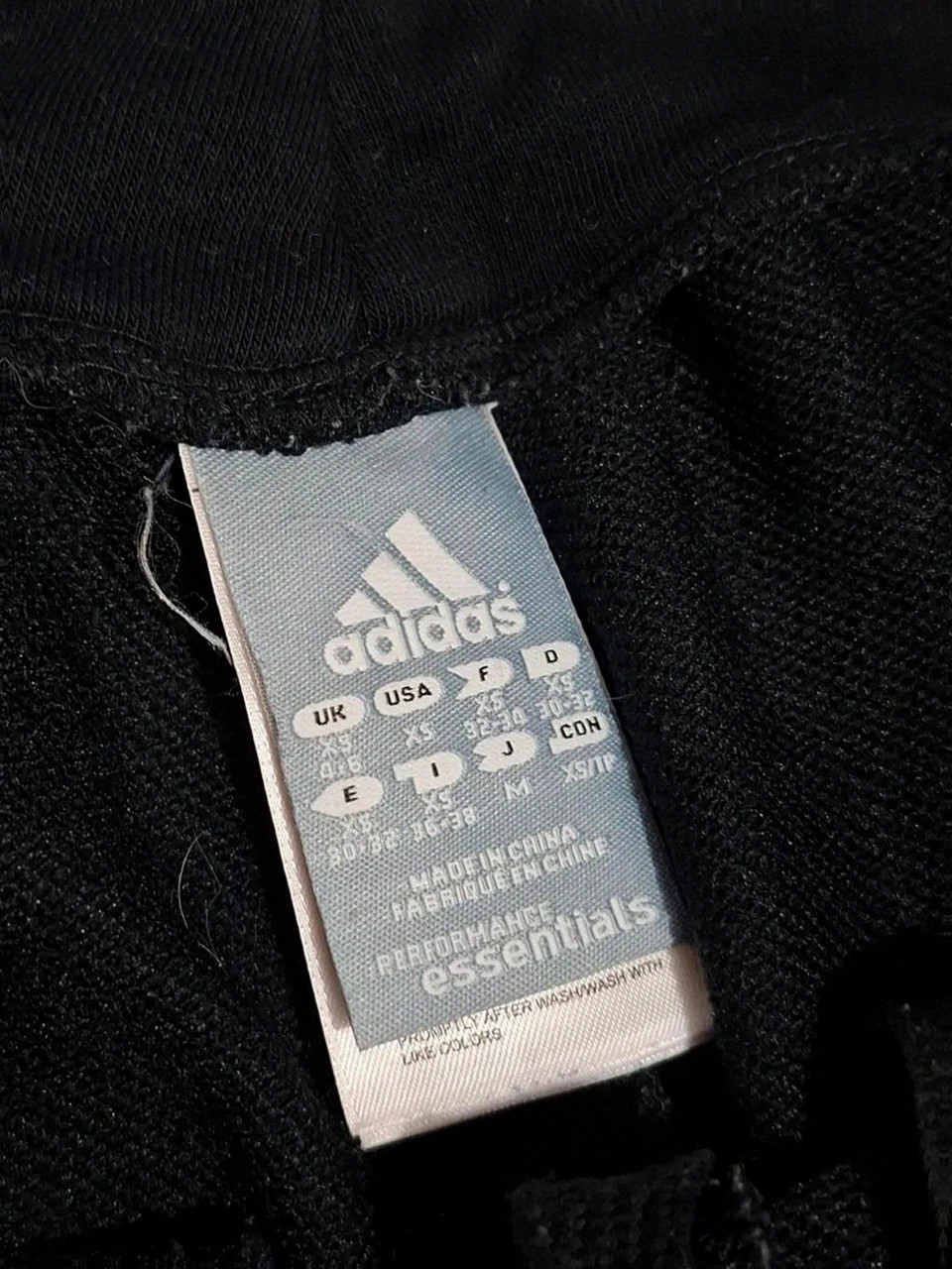 Pantalon Adidas - Survêtement Performance Essentials - Noir - Taille XS – adidas – taille XS / 34 / 6 3