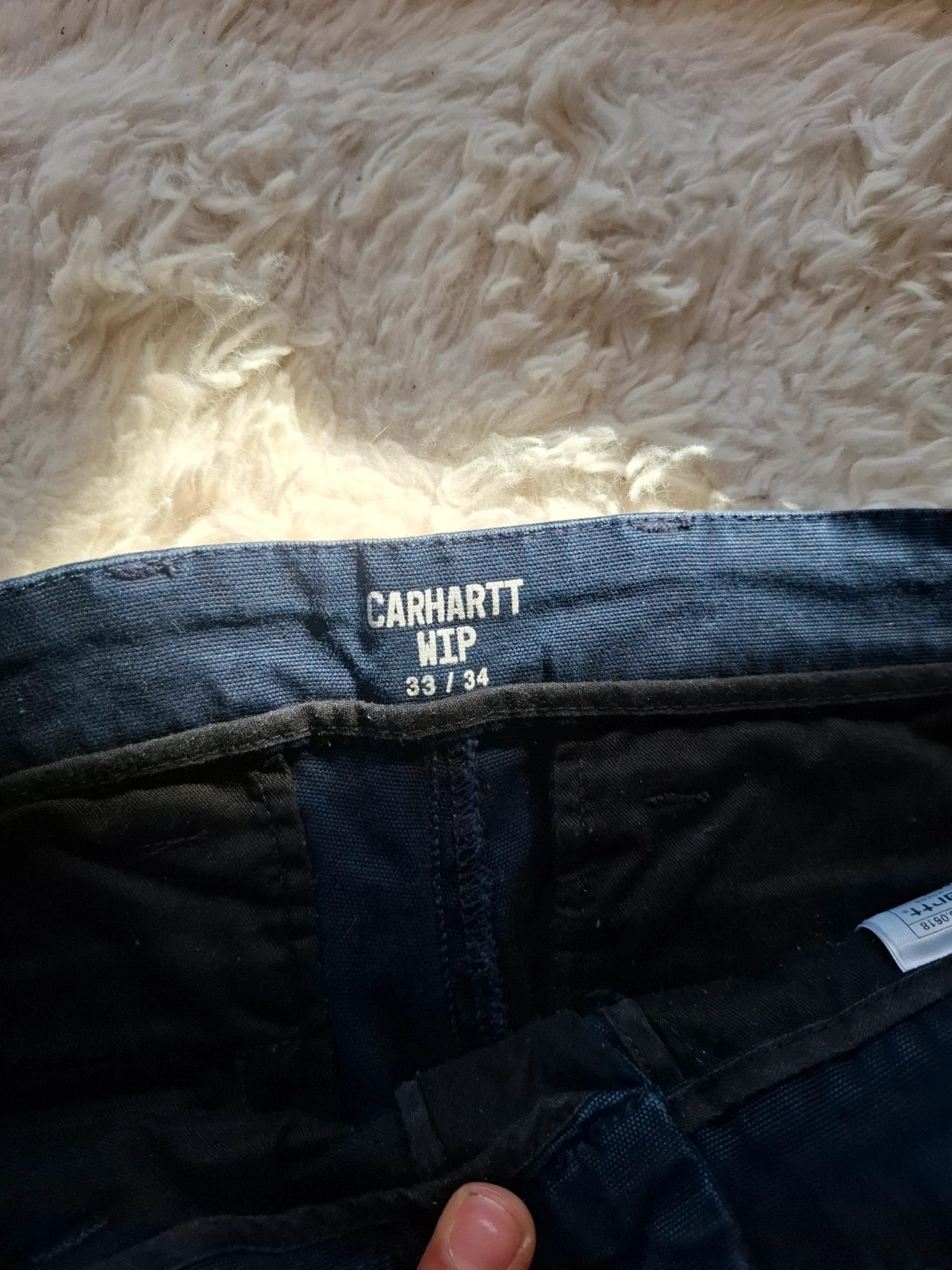 Pantalon chino slim Carhartt WIP Sid Pant bleu marine taille 33/34 – Carhartt – taille W33 | FR 42 2
