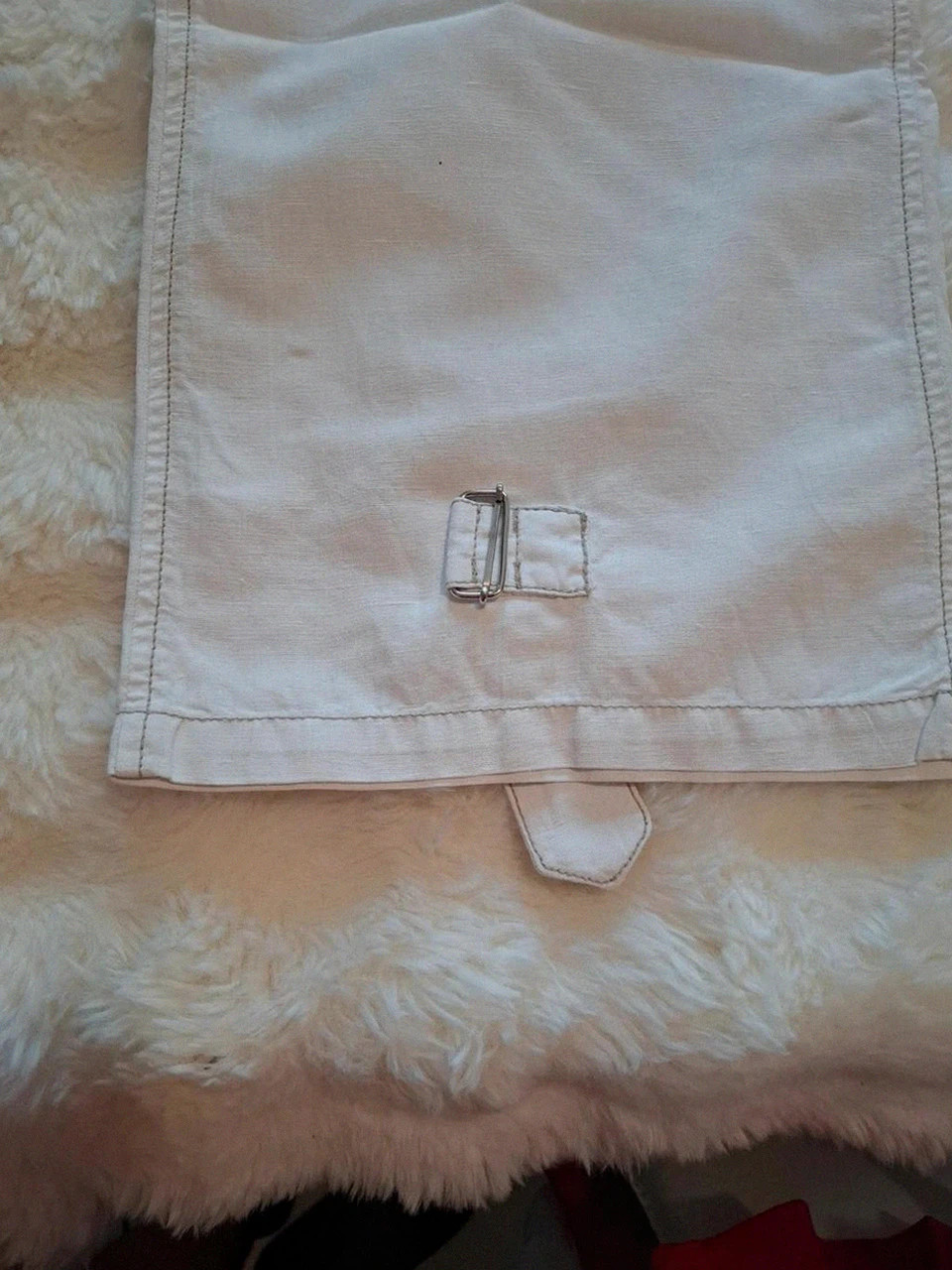Pantalon Large Blanc Cargo School Rag - Taille 32 (FR 40) – School Rag – taille M / 38 / 10 2