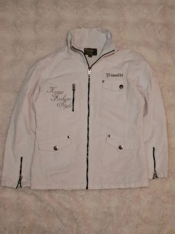 Blouson / Veste Rétro Y2K Rivaldi Fashion Blanc T.12 Ans / XS – Rivaldi – taille XS / 34 / 6 2