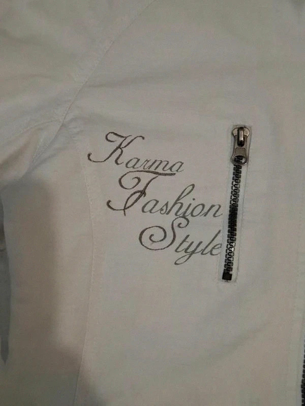 Blouson / Veste Rétro Y2K Rivaldi Fashion Blanc T.12 Ans / XS – Rivaldi – taille XS / 34 / 6 4