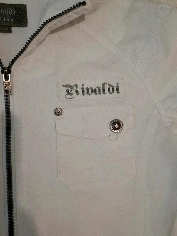 Blouson / Veste Rétro Y2K Rivaldi Fashion Blanc T.12 Ans / XS – Rivaldi – taille XS / 34 / 6 5