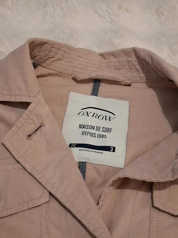 Veste de Manteau Mi-Saison Beige Oxbow T.3 / L – Oxbow – taille L / 40 / 12 3