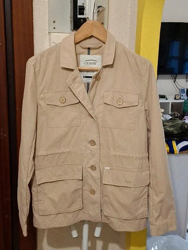 Veste de Manteau Mi-Saison Beige Oxbow T.3 / L