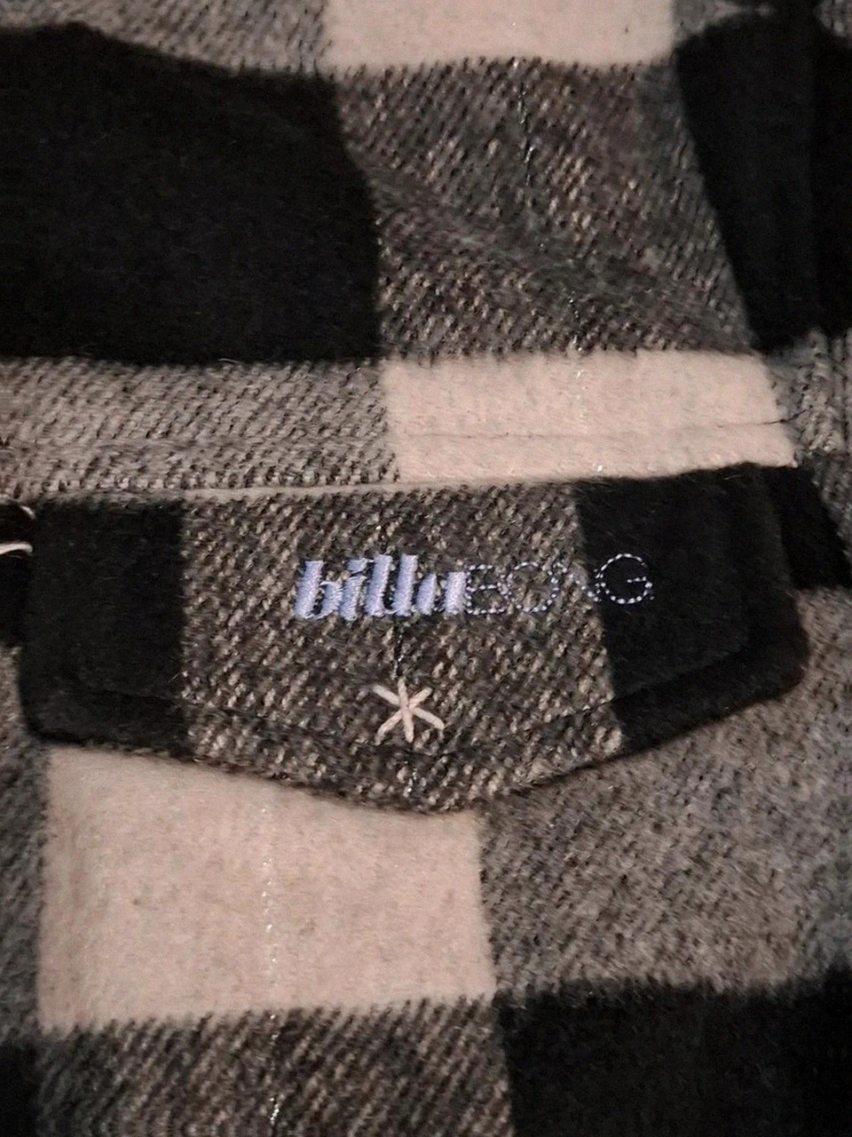Manteau / Veste à Capuche Carreaux Billabong Rétro Y2K T.S / S – Billabong – taille S / 36 / 8 3