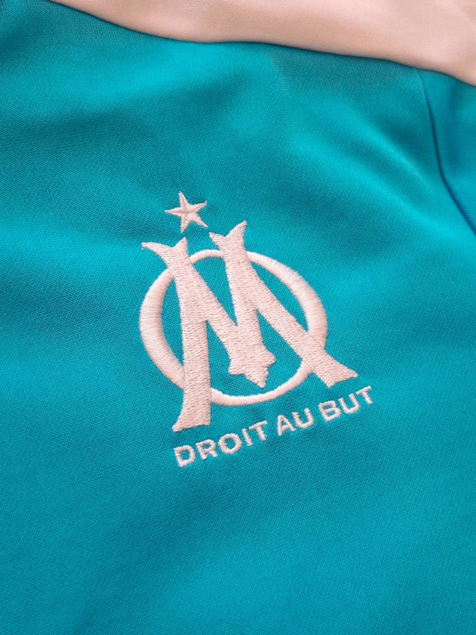 Veste Puma de survêtement - Olympique de Marseille (OM) DryCell - Blanc / Bleu ciel - Taille XS – Puma – taille XS 5