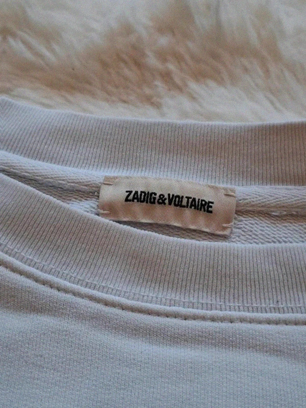 Pull / Sweat-shirt Blanc Imprimé Tête de Mort Zadig & Voltaire T.S – Zadig & Voltaire – taille S / 36 / 8 4