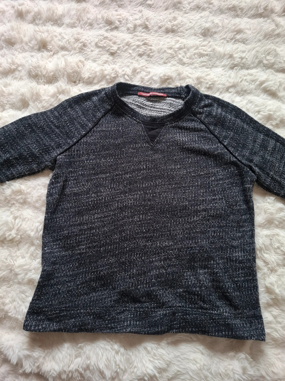 Sweat-shirt Comptoir des Cotonniers gris chiné noir col rond style casual – Comptoir des Cotonniers – taille S / 36 / 8 2