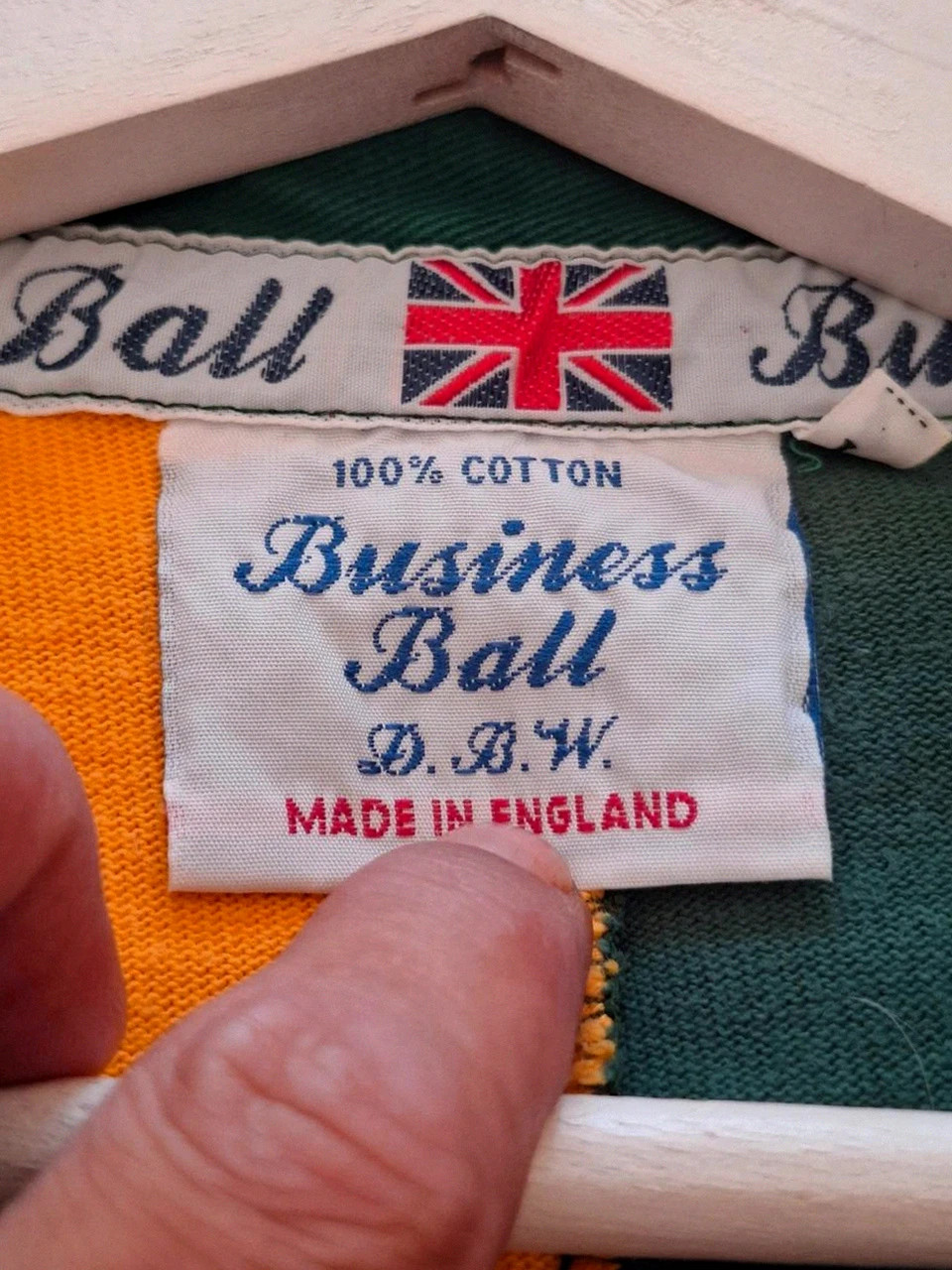Maillot Rugby Australia vintage - Business Ball - Taille L - Fabriqué en Angleterre – taille L 4