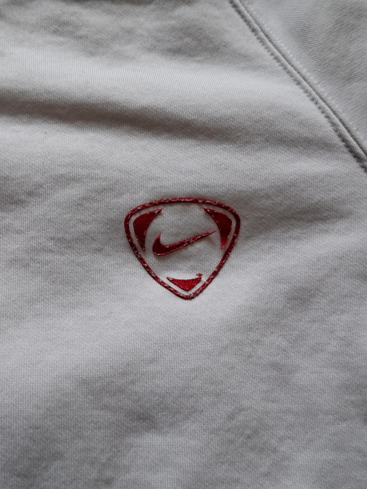 Sweat à capuche Nike Tiempo blanc rouge football vintage rétro taille M – Nike – taille M 2